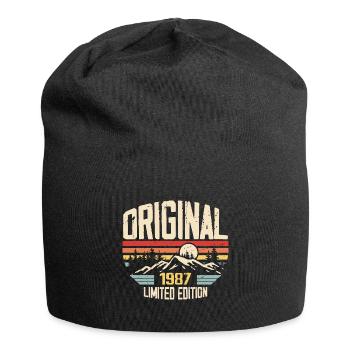 Nostalgic 1987 Birthday Gift 1987 - Jersey Beanie - black - Front