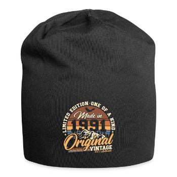 1991 Vintage Vintage Rétro Cadeau d’anniversaire - Bonnet en jersey - noir - Devant