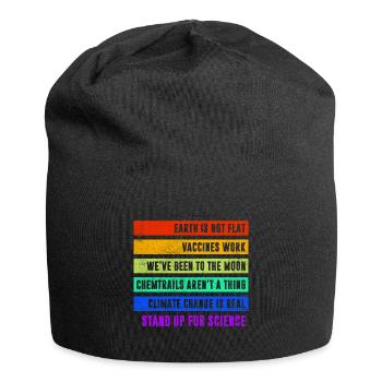 Graphique scientifique - Bonnet en jersey - noir - Devant