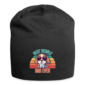 best beagle dad ever - Jersey Beanie - black - Front