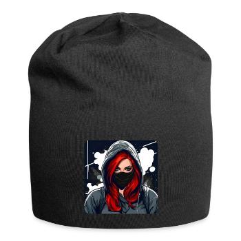Cool Rudegirl - Bonnet en jersey - noir - Devant