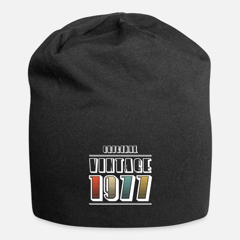 Millésime 1977 - Bonnet en jersey - noir