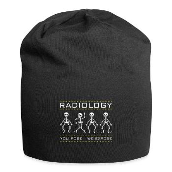 Radiology - dancing skeletons - Jersey Beanie - black - Front