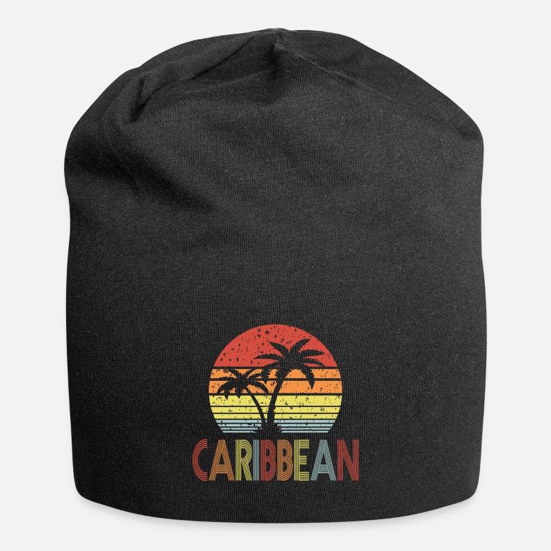 Caraïbes - Bonnet en jersey - noir