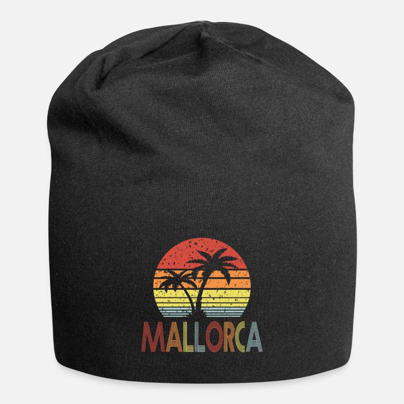 Mallorca - Jersey-Beanie - Schwarz