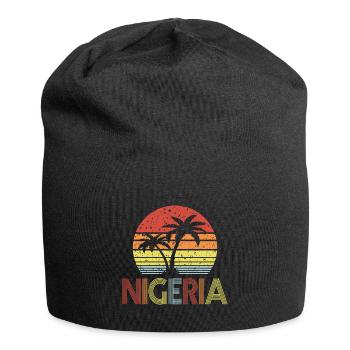Nigéria - Bonnet en jersey - noir - Devant