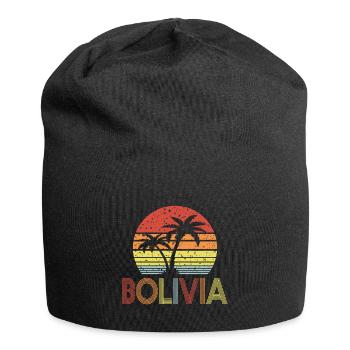 Bolivia - Jersey Beanie - black - Front