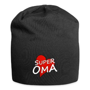 SUPER OMA - Jersey-Beanie - Schwarz - Vorne