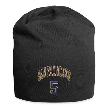 San Francisco 5 - Jersey-Beanie - Schwarz - Vorne