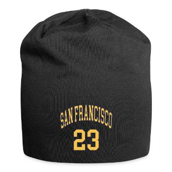 San Francisco 23 - Jersey-Beanie - Schwarz - Vorne