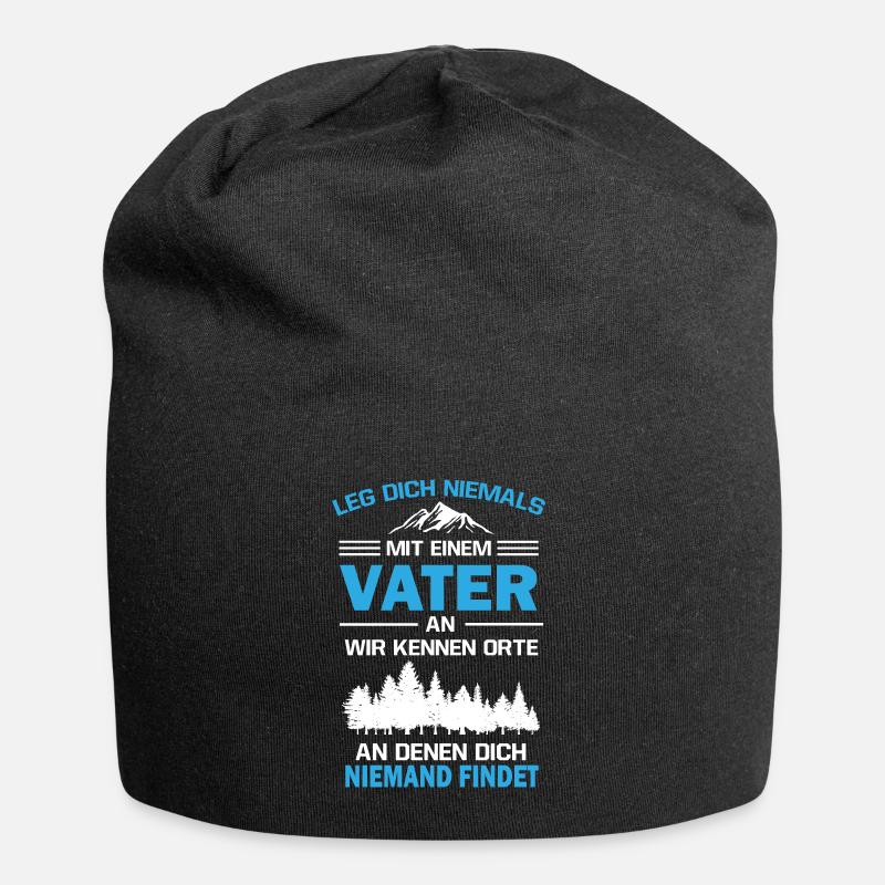 Vater, werdender Papa, Vater Geburt Geschenk - Jersey-Beanie - Schwarz