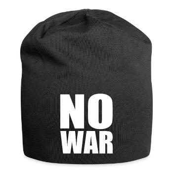 No war - Bonnet en jersey - noir - Devant