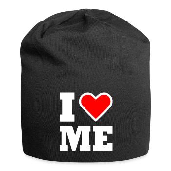 I love me - Jersey Beanie - black - Front
