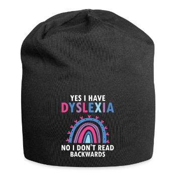 Dyslexia Therapy for Dyslexia Month - Jersey Beanie - black - Front