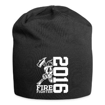 POMPIERS DU 10E ANNIVERSAIRE 2016 - Bonnet en jersey - noir - Devant