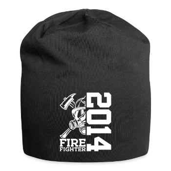 POMPIERS DU SERVICE DE POMPIERS 12E ANNIVERSAIRE 2014 - Bonnet en jersey - noir - Devant