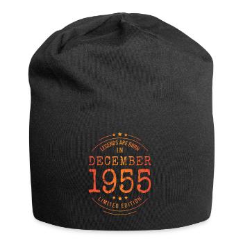 Birthday December 1955 Limited Edition Vintage - Jersey Beanie - black - Front