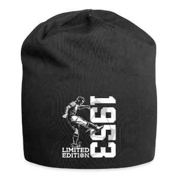 FUßBALL 73. GEBURTSTAG LIMITED EDITION 1953 - Jersey-Beanie - Schwarz - Vorne