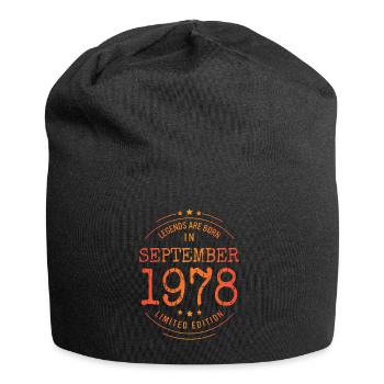 Birthday September 1978 Limited Edition Vintage - Jersey Beanie - black - Front