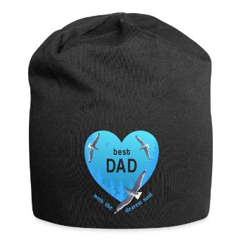 Best Dad Daddy - Jersey Beanie - black - Front