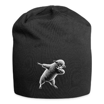 Lustiger Dabbing Schaf Tanzen Tierliebhaber Dab - Jersey-Beanie - Schwarz - Vorne