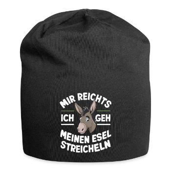 Donkey Donkey Mule Muli - Jersey Beanie - black - Front
