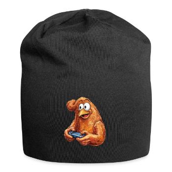 Funny Fast Food Gaming Pizza Gamer Gamer Gaming - Jersey Beanie - black - Front
