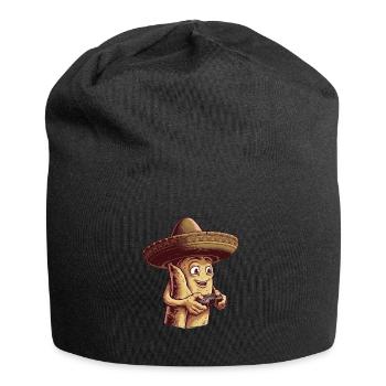 Funny Fast Food Gaming Pizza Gamer Gamer Gaming - Jersey Beanie - black - Front