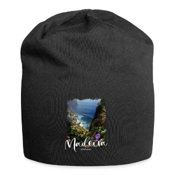 Madeira Island Portugal Vacation Souvenir Tours - Jersey Beanie - black - Front