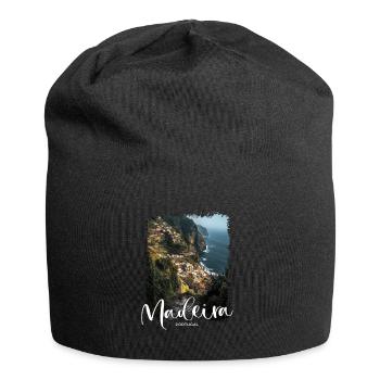 Madeira Island Portugal Vacation Souvenir Tours - Jersey Beanie - black - Front