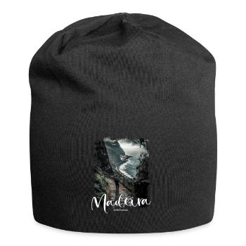 Madeira Island Portugal Vacation Souvenir Tours - Jersey Beanie - black - Front