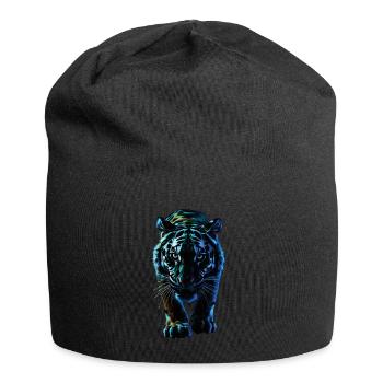 Drôle Tigre Art Animal Nature Faune Animaux Zoo - Bonnet en jersey - noir - Devant