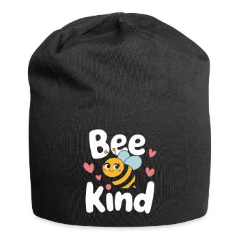 abeille abeille apicultrice abeille abeille - Bonnet en jersey - noir - Devant