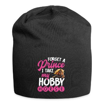 Hobby Horsing Hobby Horse Horse Horse Riding - Jersey Beanie - black - Front