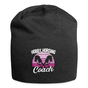 Hobby Horsing Trainer Hobby Horse Horse Riding - Jersey Beanie - black - Front