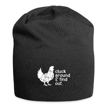 Cluck Around & Find Out Chicken - Bonnet en jersey - noir - Devant