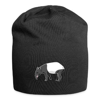 Tapir Zootier - Jersey-Beanie - Schwarz - Vorne