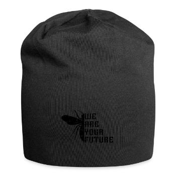 Bienen Wir sind die Zukunft - Jersey-Beanie - Schwarz - Vorne