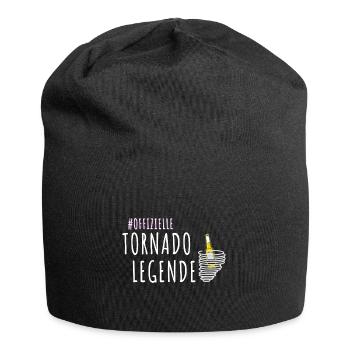 Tornado entzünden Mallorca Bier - Jersey-Beanie - Schwarz - Vorne