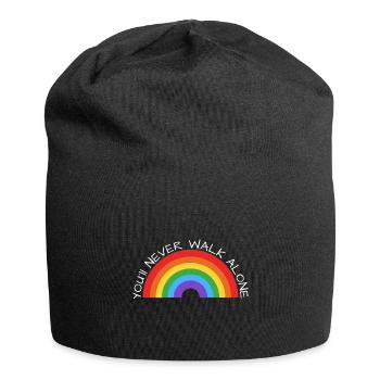 Pride - You´ll never walk alone - Jersey-Beanie - Schwarz - Vorne