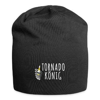 Tornado entzünden Mallorca Bier - Jersey-Beanie - Schwarz - Vorne