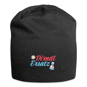 Dirndl Ersatz - Jersey-Beanie - Schwarz - Vorne
