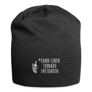 Tornado entzünden Mallorca Bier - Jersey-Beanie - Schwarz - Vorne