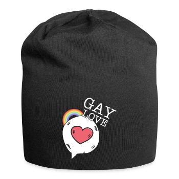 Gay Love - Jersey Beanie - black - Front