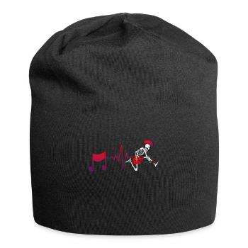 Guitare rock n roll - Bonnet en jersey - noir - Devant