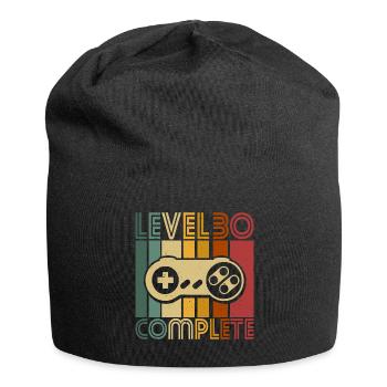 30. Geburtstag 30 Jahre Gamer Level 30 Complete - Jersey-Beanie - Schwarz - Vorne