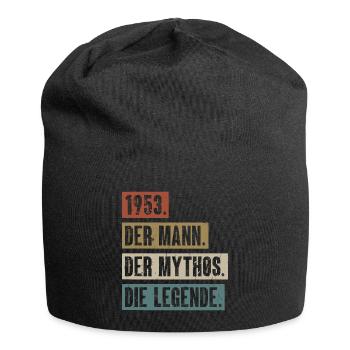 Jahrgang 1953 Mann Mythos Legende Geburtstag - Jersey-Beanie - Schwarz - Vorne