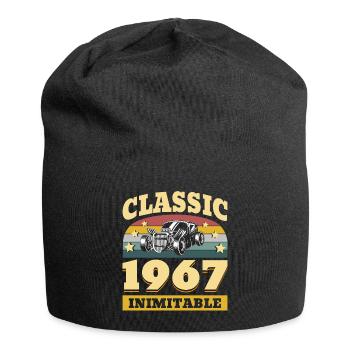 Klassisch seit 1967 - Jubiläum 55 Jahre - Jersey-Beanie - Schwarz - Vorne