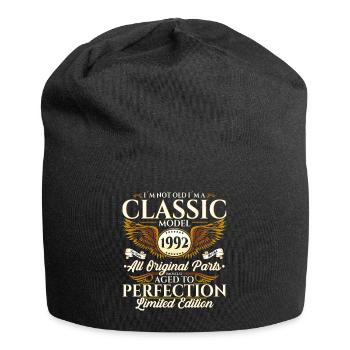Vintage 1992 30th birthday Vintage 92 Gift - Jersey Beanie - black - Front