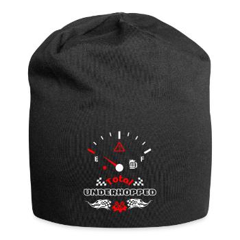 Total Unterhopft Bier Tank Display Tacho - Jersey-Beanie - Schwarz - Vorne